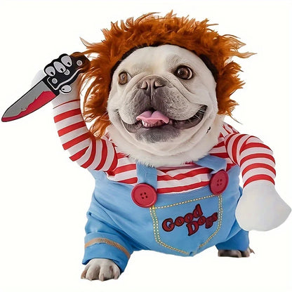 JollyWiggles™ Chucky Dog Costume 🔪🐶