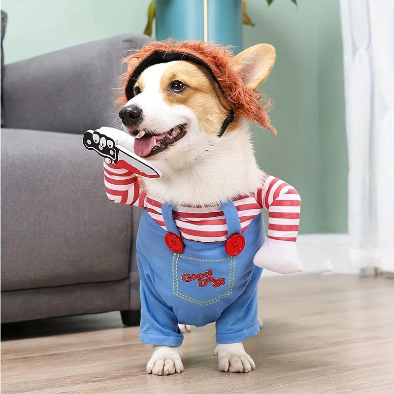 JollyWiggles™ Chucky Dog Costume 🔪🐶