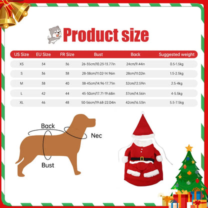 JollyWiggles™ Santa Dog Costume 🎅🐶
