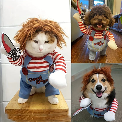 JollyWiggles™ Chucky Dog Costume 🔪🐶