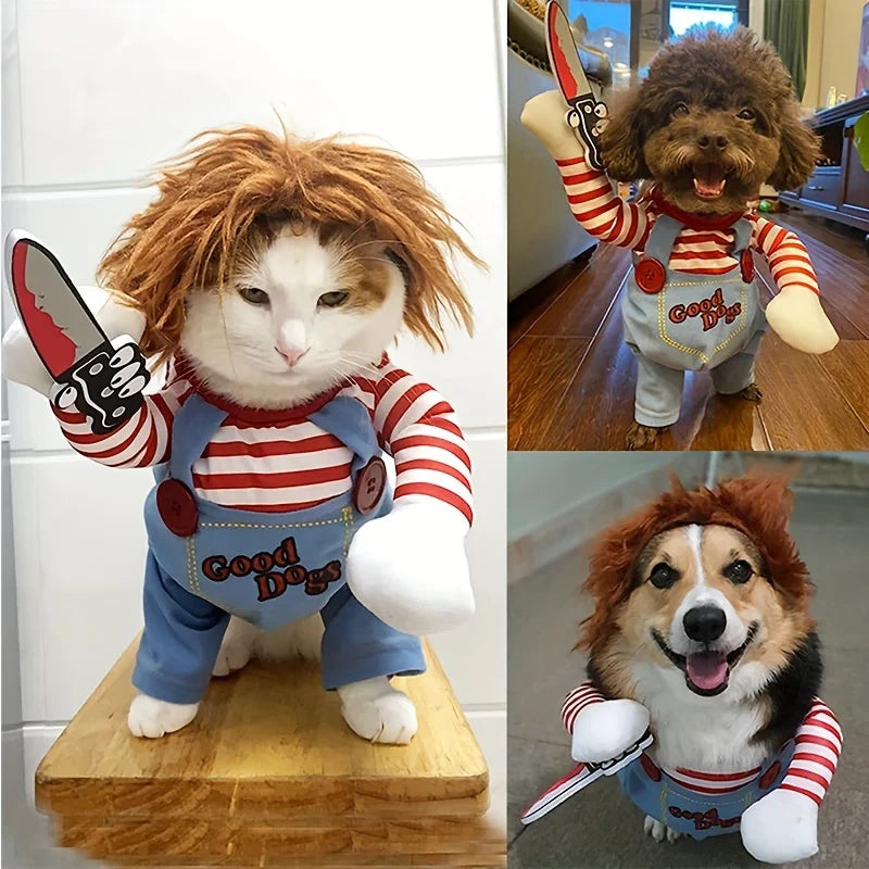 JollyWiggles™ Chucky Dog Costume 🔪🐶